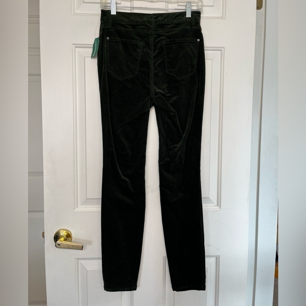 NWT Simons Straight Leg Corduroy Trouser 0 Green - Picture 7 of 14